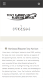 Mobile Screenshot of hartlepoolplasterers.com